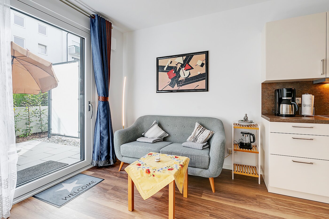 Appartamento al piano terra a 1 camera | München-Milbertshofen | 2202ML8 | ...mit Zugang zur Terrasse