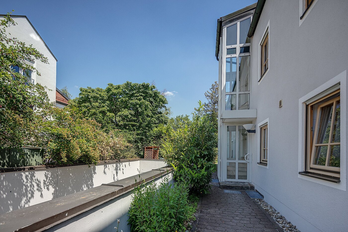 Appartamento al piano terra a 3 camere | München-Untermenzing | 1806ML6 | Hauszugang
