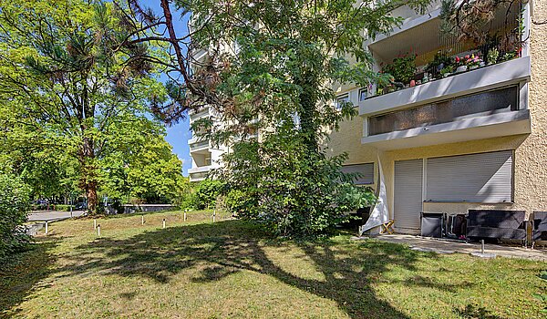 Appartamento al piano terra a 2 camere | München-Moosach | 70462 | Grünflächen
