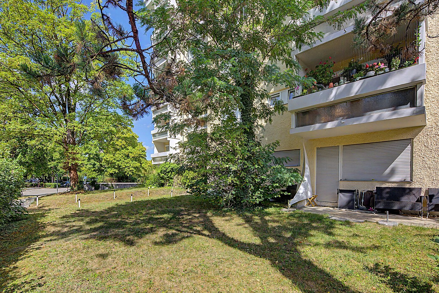 Appartamento al piano terra a 2 camere | München-Moosach | 70462 | Grünflächen