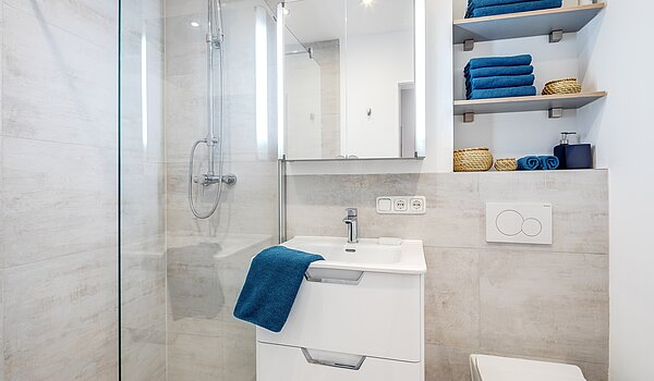 Appartamento al piano terra a 2 camere | München-Moosach | 70462 | Badezimmer