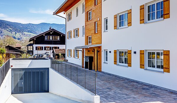 Appartamento al piano terra a 2 camere | Bad Wiessee | 700942 | Eingang und Zufahrt zur Tiefgarage