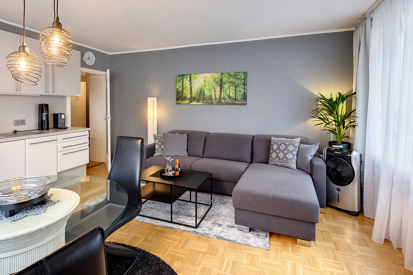 Appartamento al piano terra a 2 camere | 70219 | Gemültiches Wohnzimmer...