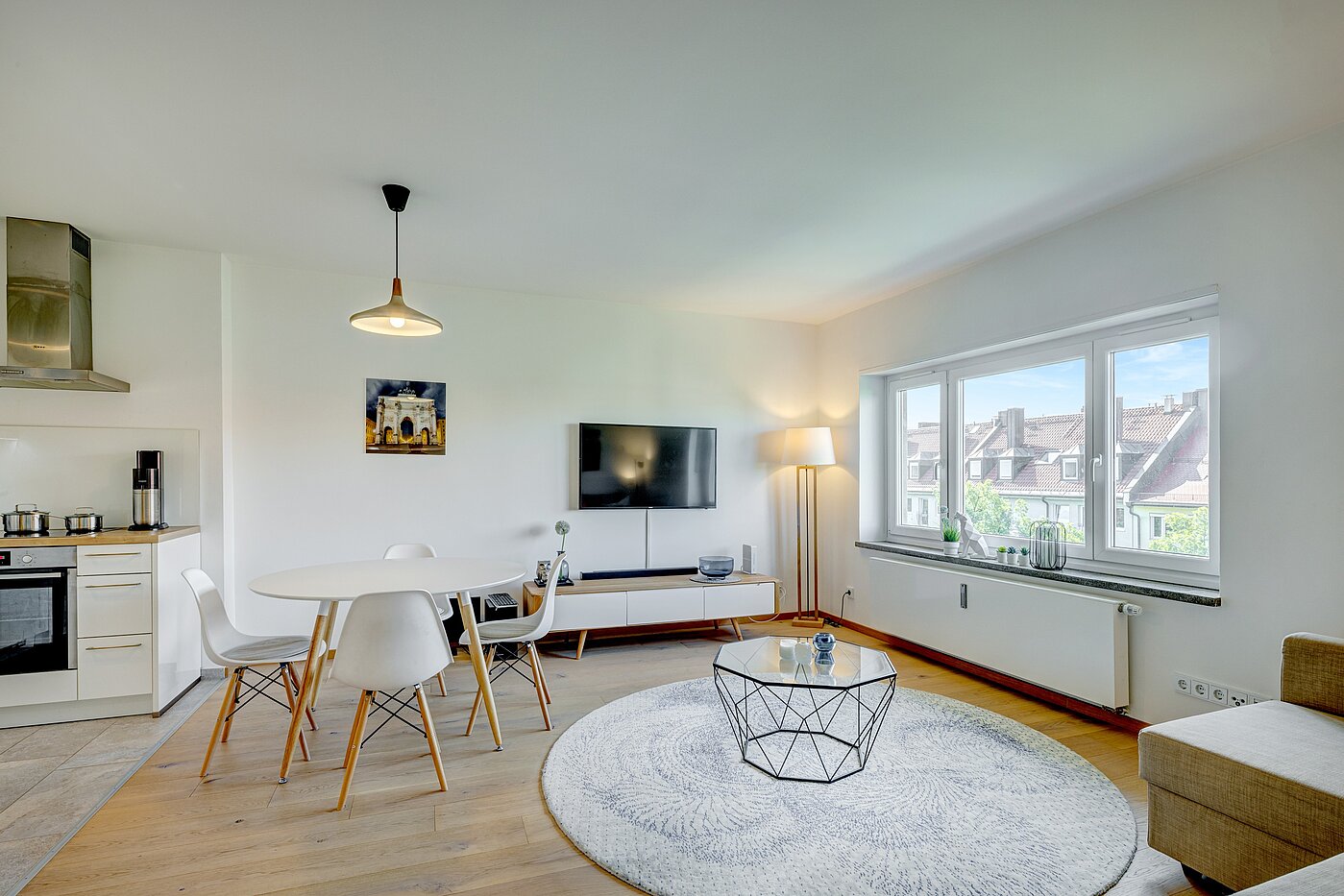 Apartment a 1 camera | München-Schwabing | 70198 | Gemütlicher Essbereich