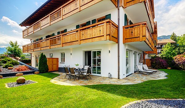 Appartamento al piano terra a 3 camere | Bad Wiessee | 70053 | Garten