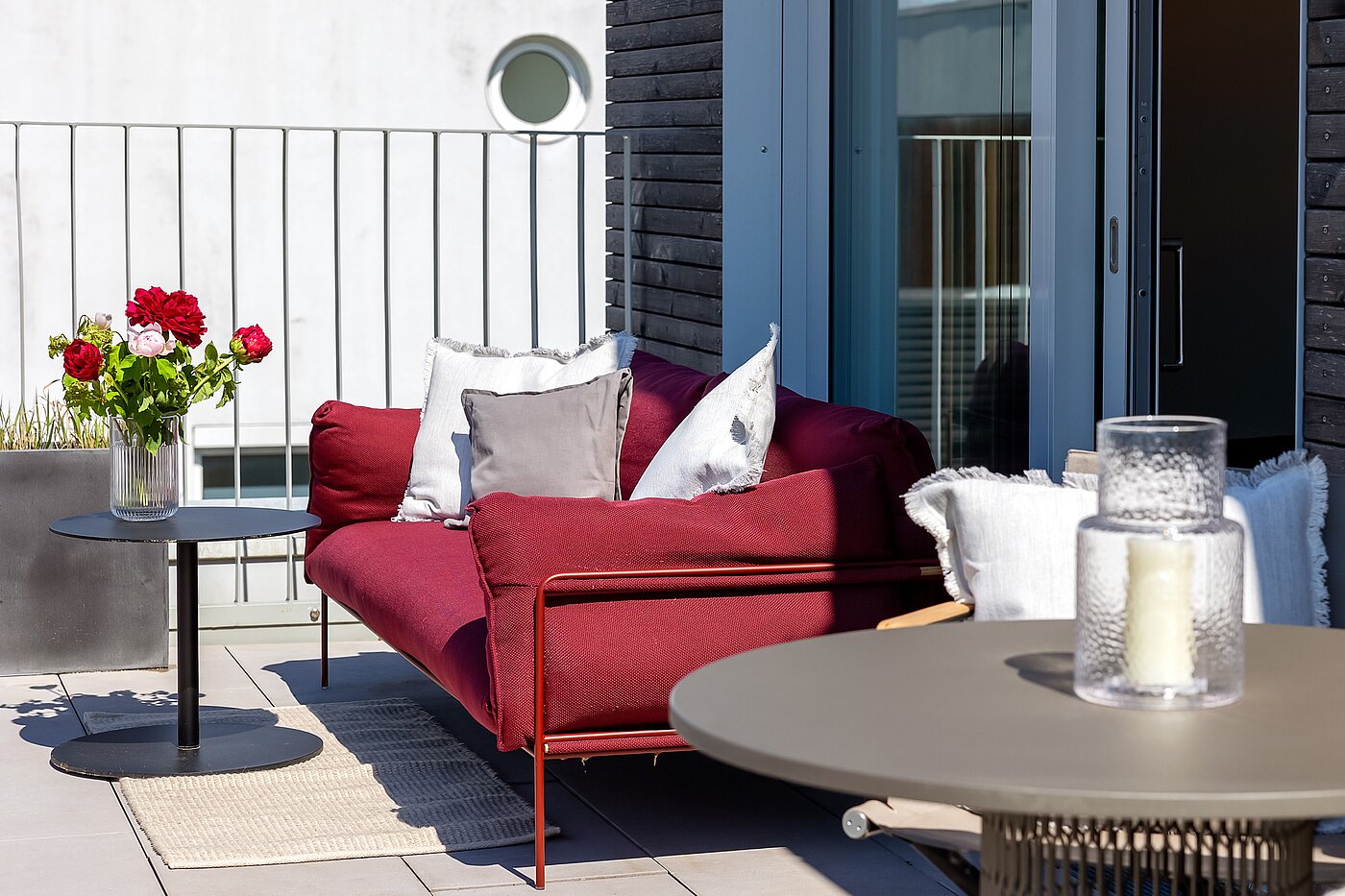 Appartamento a 2 camere | 70134 | ...und außen