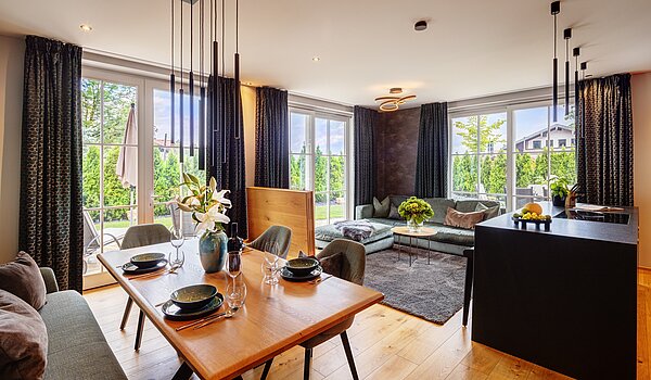 Appartamento al piano terra a 3 camere | Bad Wiessee | 70053 | Wohnen/Essen/Kochen