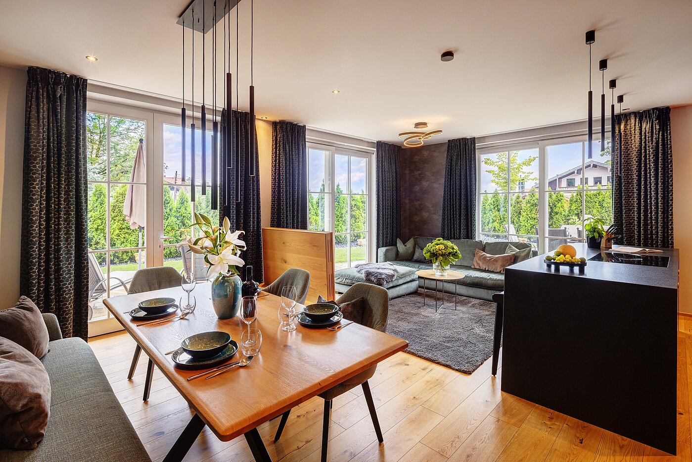 Appartamento al piano terra a 3 camere | Bad Wiessee | 70053 | Wohnen/Essen/Kochen