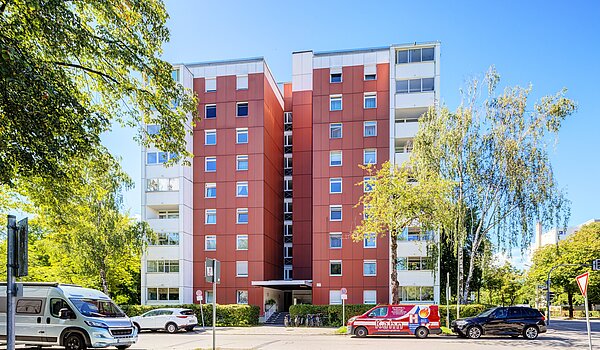 Appartamento a 4 camere | München-Aubing | 70276 | Gebäudevorderansicht