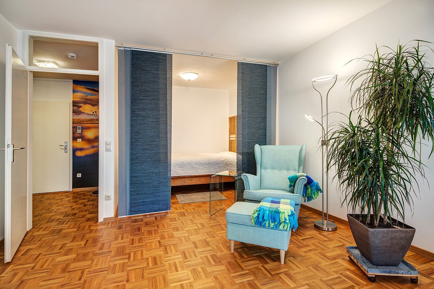 Appartamento a 1.5 camere | München-Sendling-Westpark | 2207ML4 | Abgetrennter Schlafbereich mit...