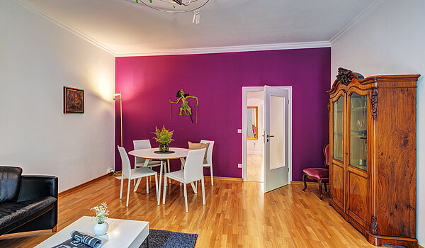 Appartamento al piano terra a 2 camere | München-Schwabing | 70394 | Essbereich