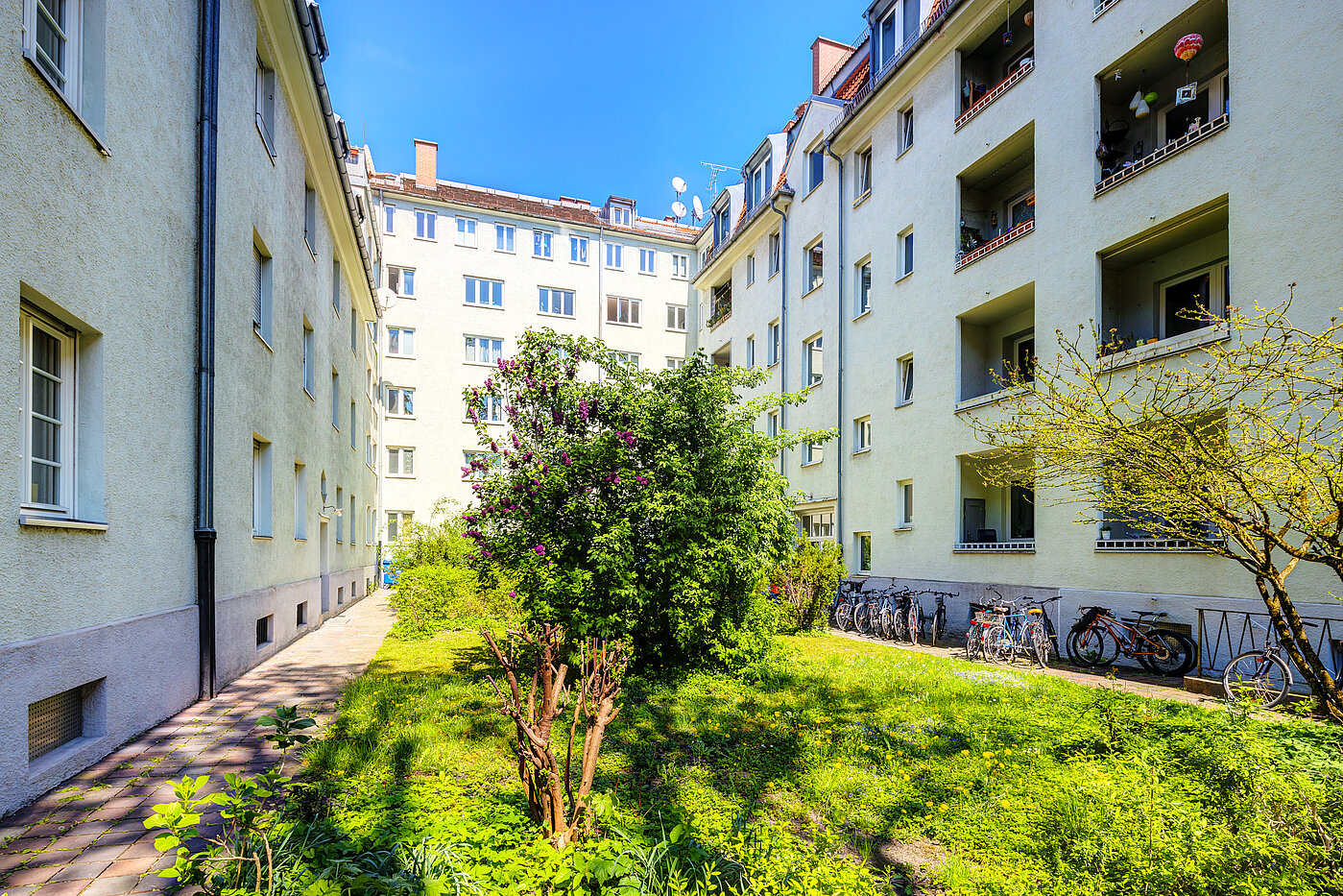 Appartamento a 2 camere | München-Sendling | 70414 | Innenhof