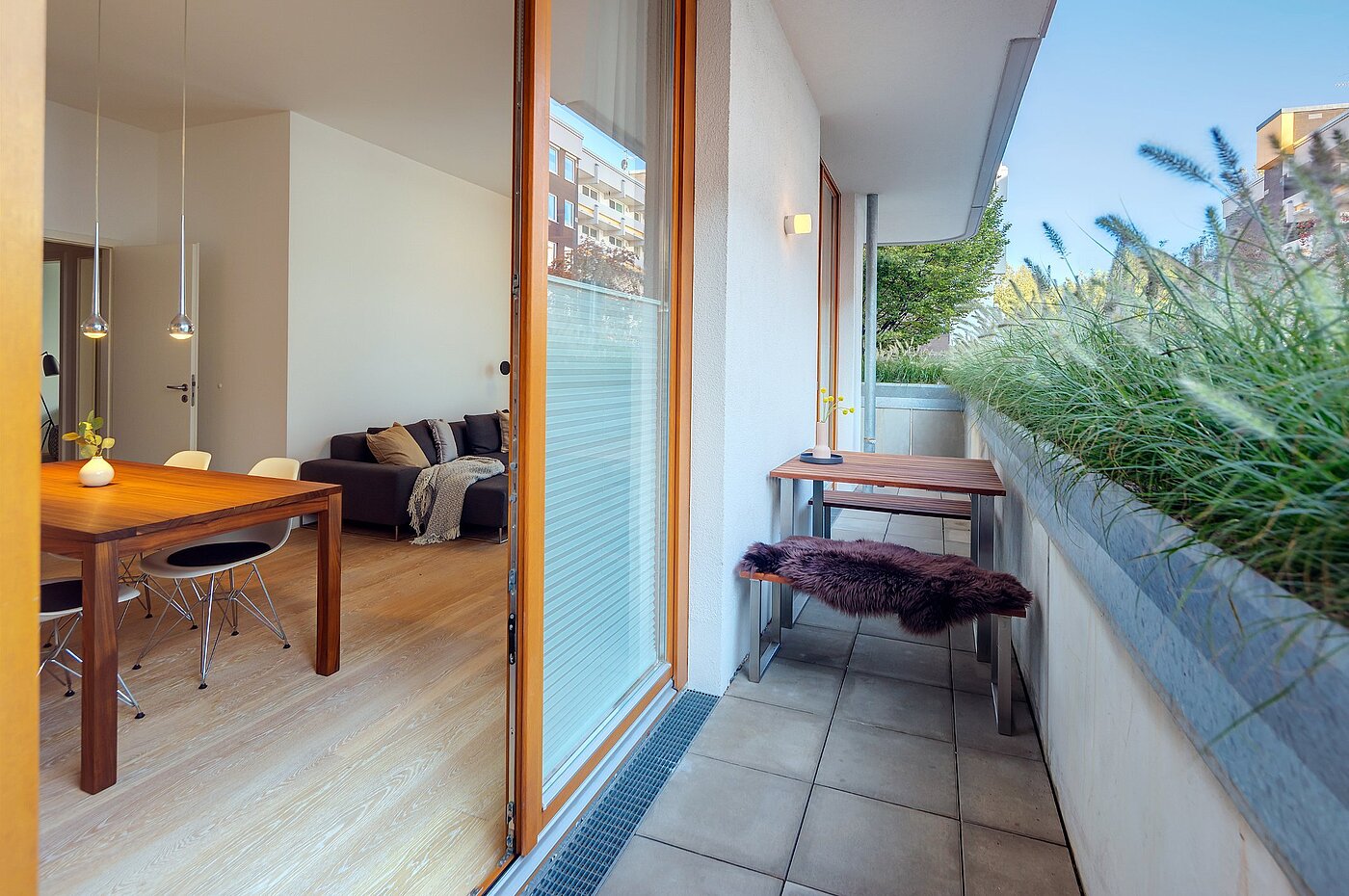 Piano rialzato a 3 camere | München-Sendling | 2009ML8 | ...und Zugang zum Balkon