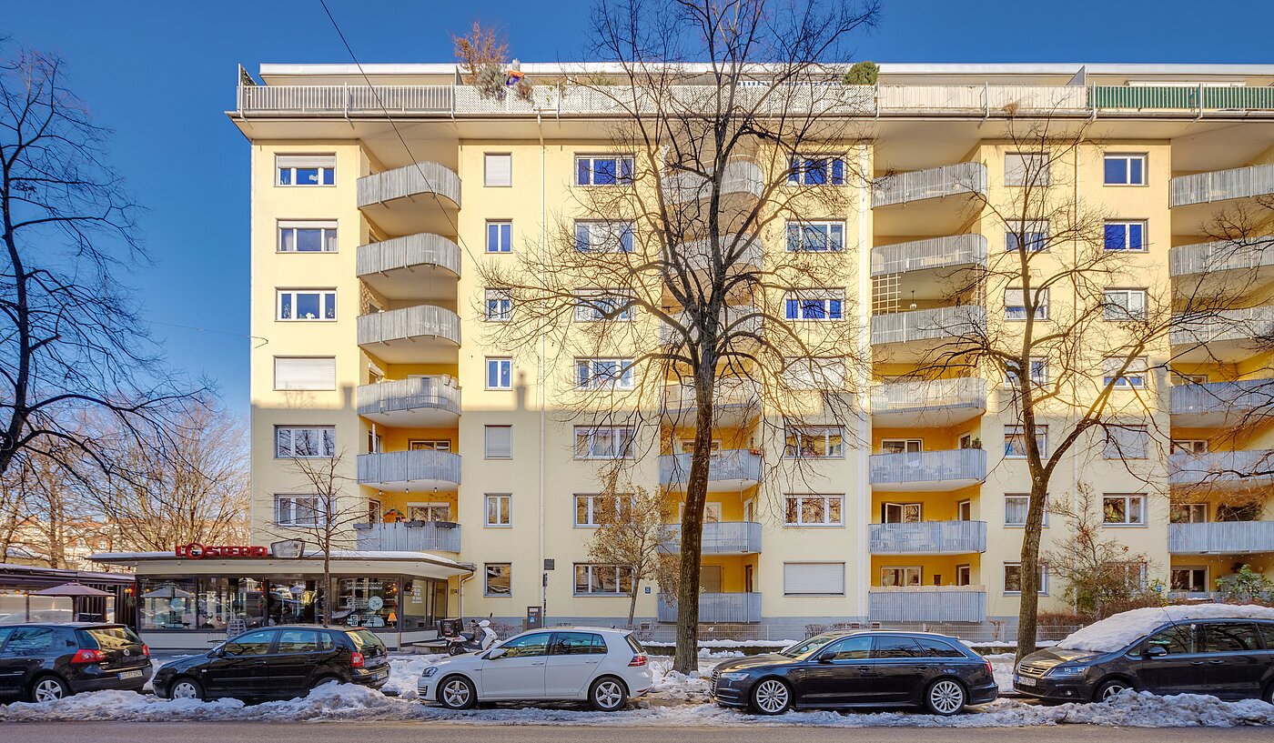 Appartamento a 2 camere | München-Schwabing | 70096 | Hausansicht Elisabethstraße