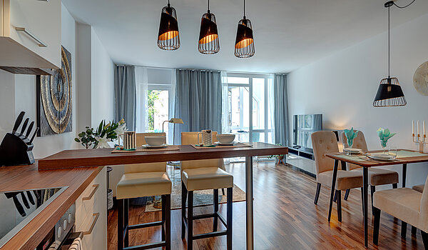 Appartamento a 2 camere | München-Schwabing | 70434 | ...und Frühstückstheke