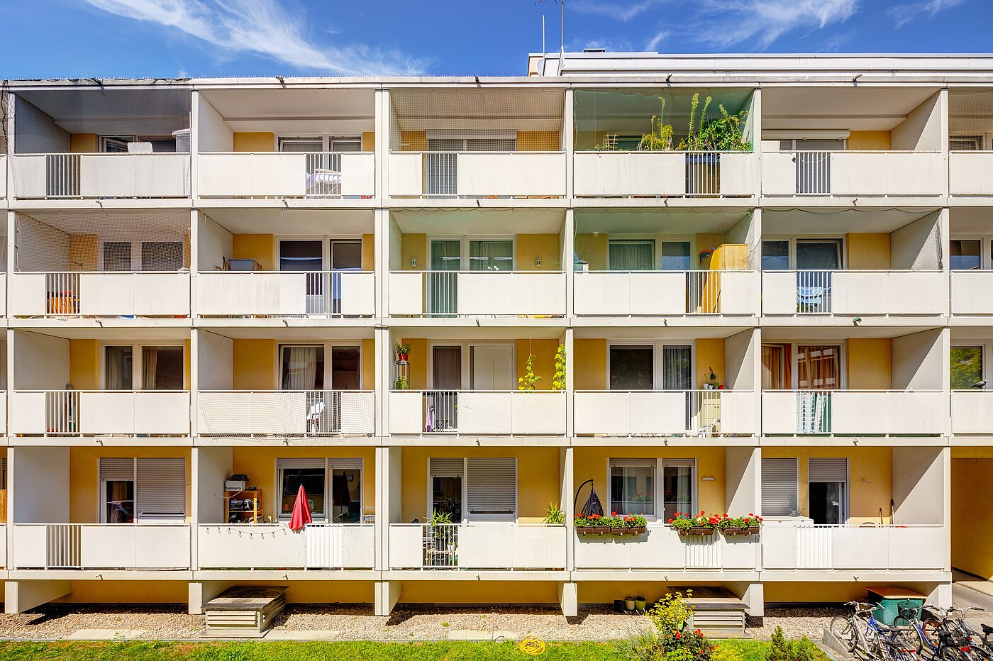 Appartamento a 1 camera | München-Berg am Laim | 70064 | Ansicht vom Innenhof