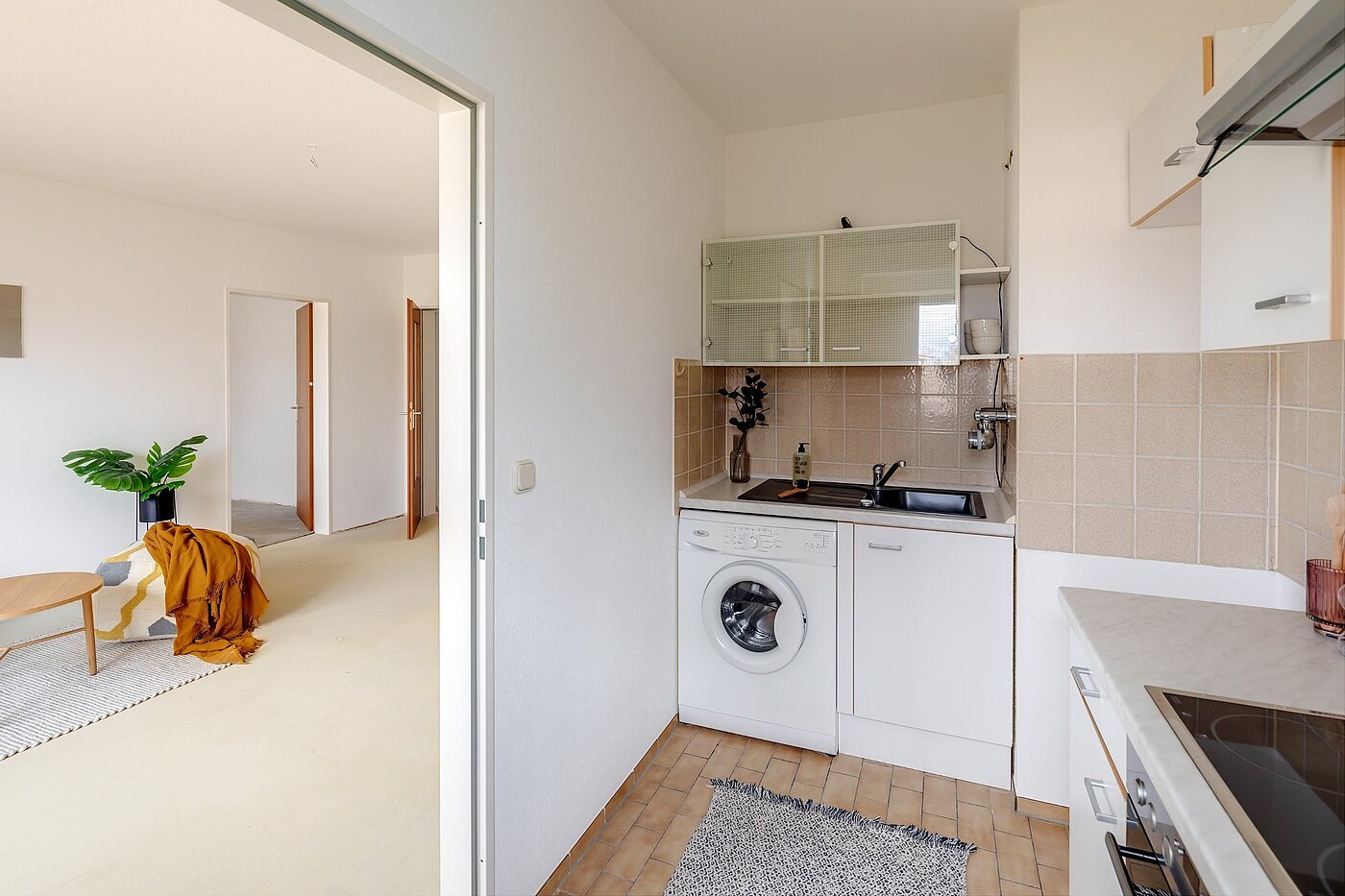 Appartamento a 2 camere | 2002ML7 | Küche mit Waschmaschine...