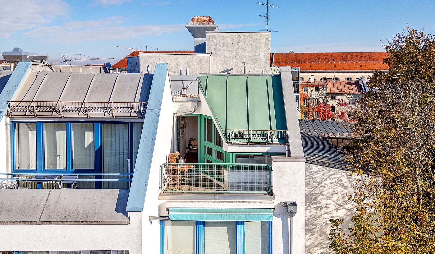 Appartamento a 1 camera | München-Maxvorstadt | 70165 | Über den Dächern von...