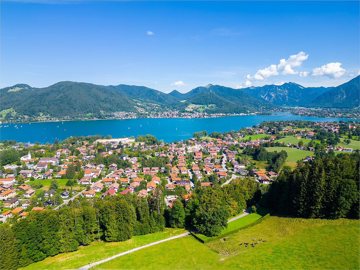 Appartamento al piano terra a 3 camere | Bad Wiessee | 70053 | Blick auf Bad Wiessee