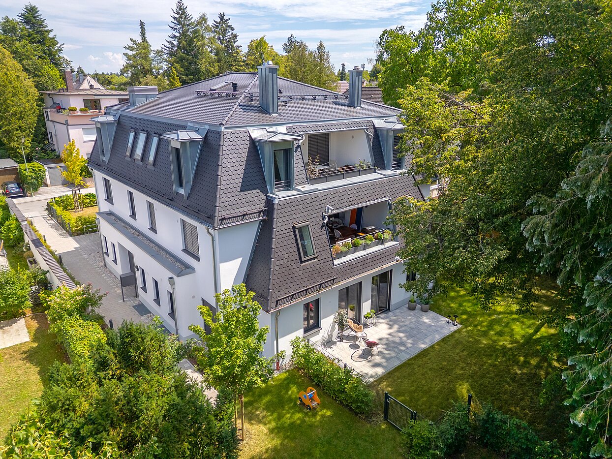 Terrassenwohnung a 3 camere | München-Harlaching | 70371 | Repräsentative Architektur