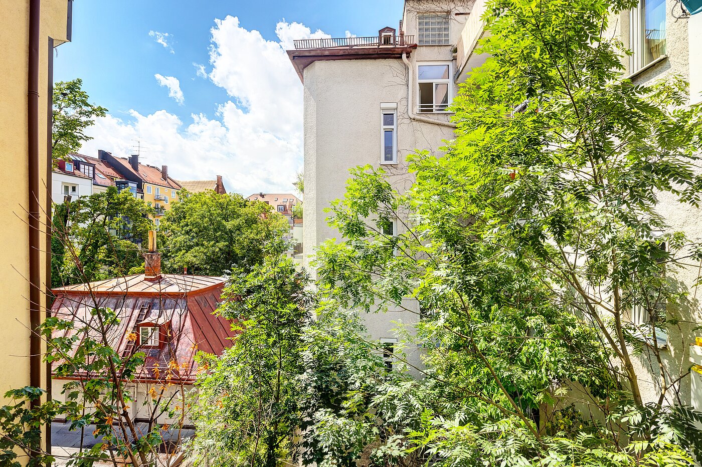 Appartamento a 3 camere | München-Maxvorstadt | 70133 | ...Blick ins Grüne