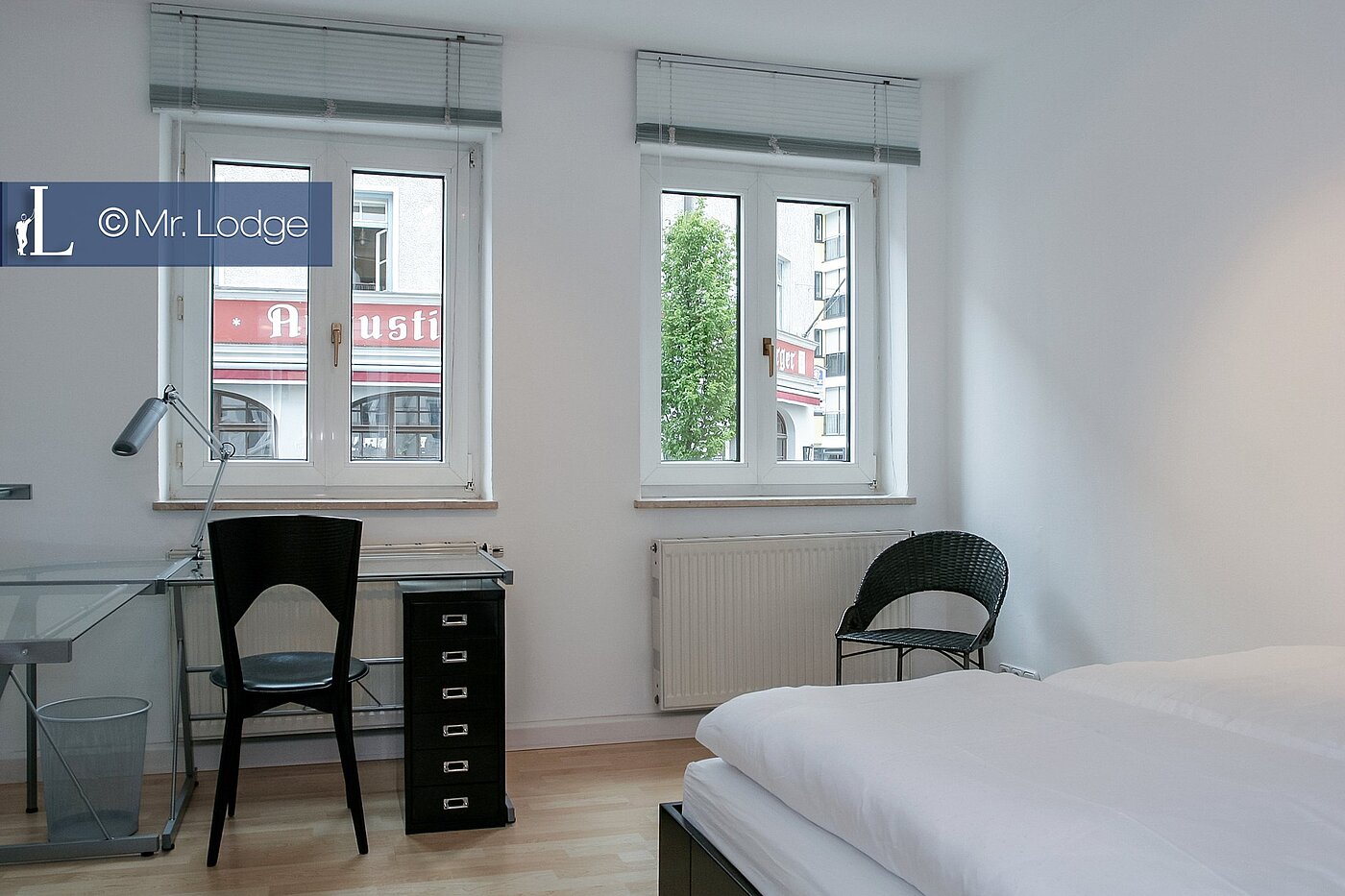 Appartamento a 2 camere | München-Isarvorstadt | 1709ML2 | Schlafzimmer / Arbeitsbereich