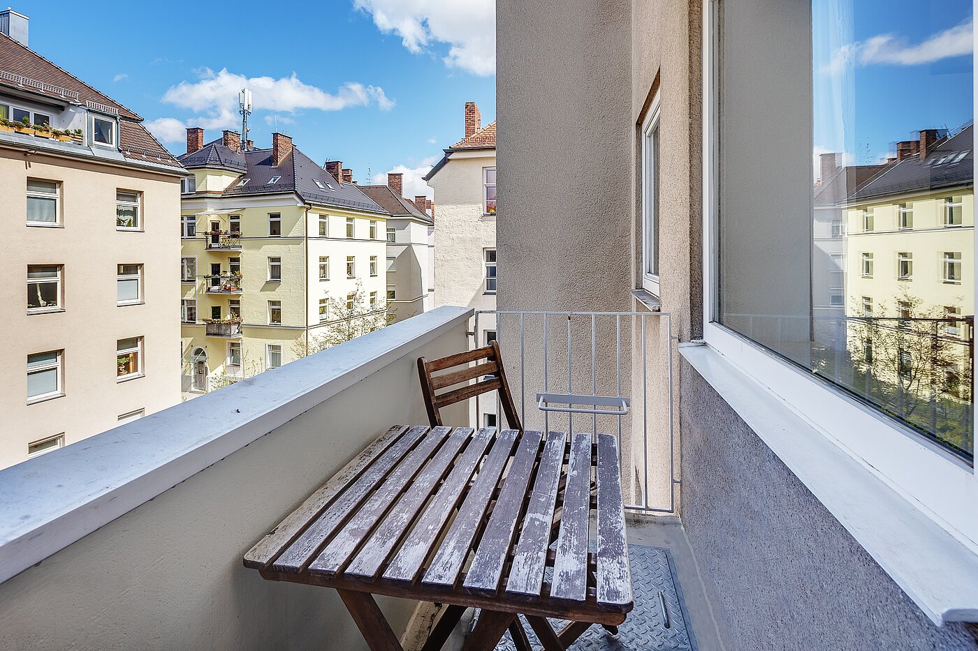 Appartamento a 1.5 camere | München-Schwanthalerhöhe | 2211ML8 | Balkon zum Innenhof