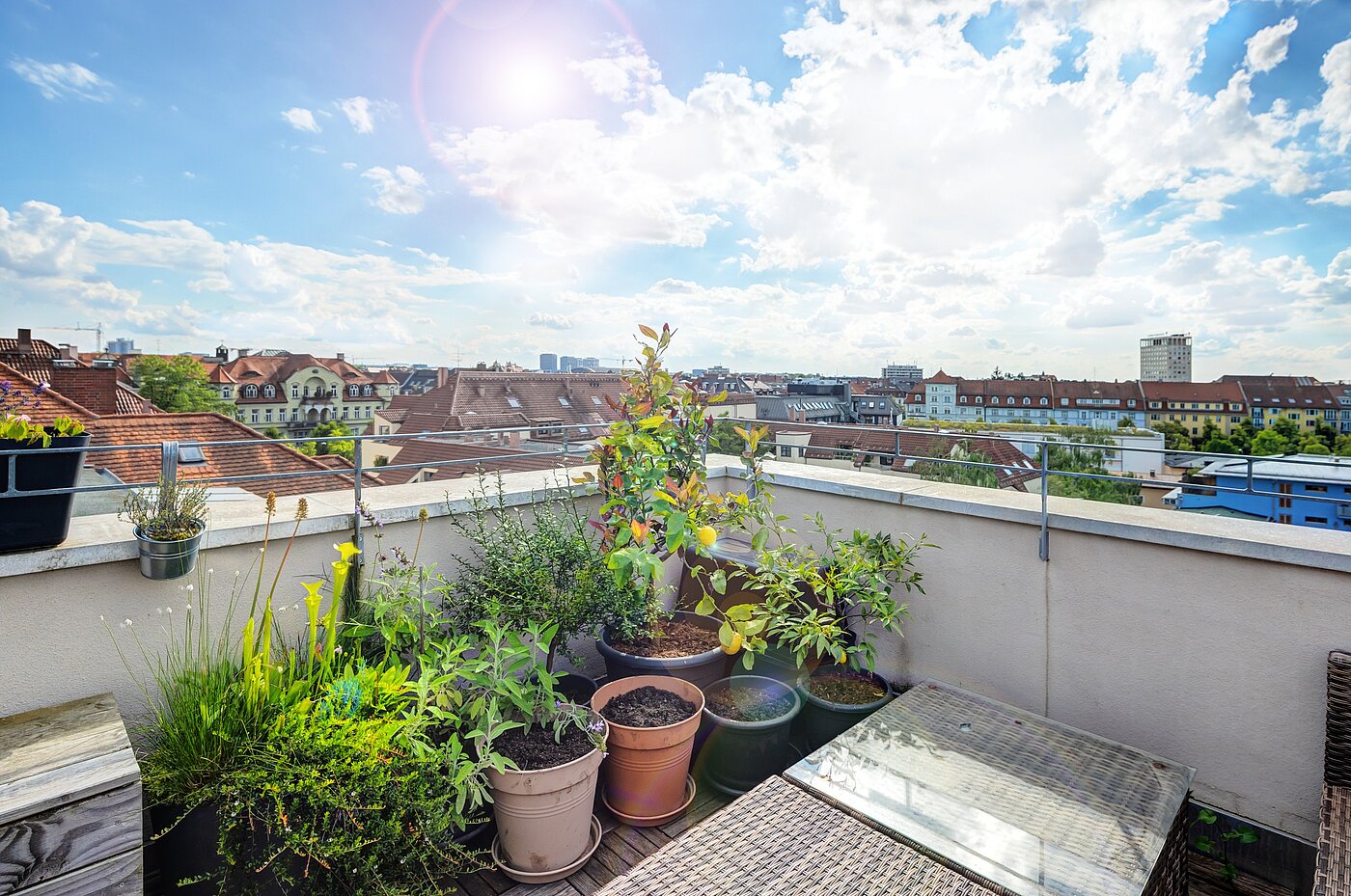 Appartamento a 5 camere | München-Neuhausen | 70140 | Sonnige Dachterrasse