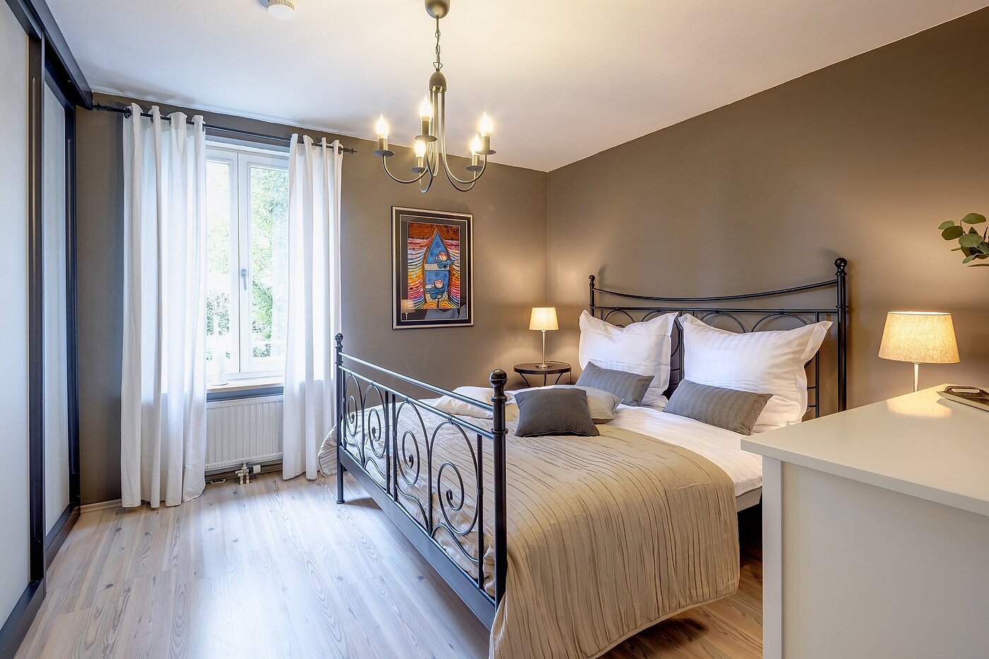 Appartamento a 2 camere | München-Nymphenburg | 2107ML3 | Das Schlafzimmer...