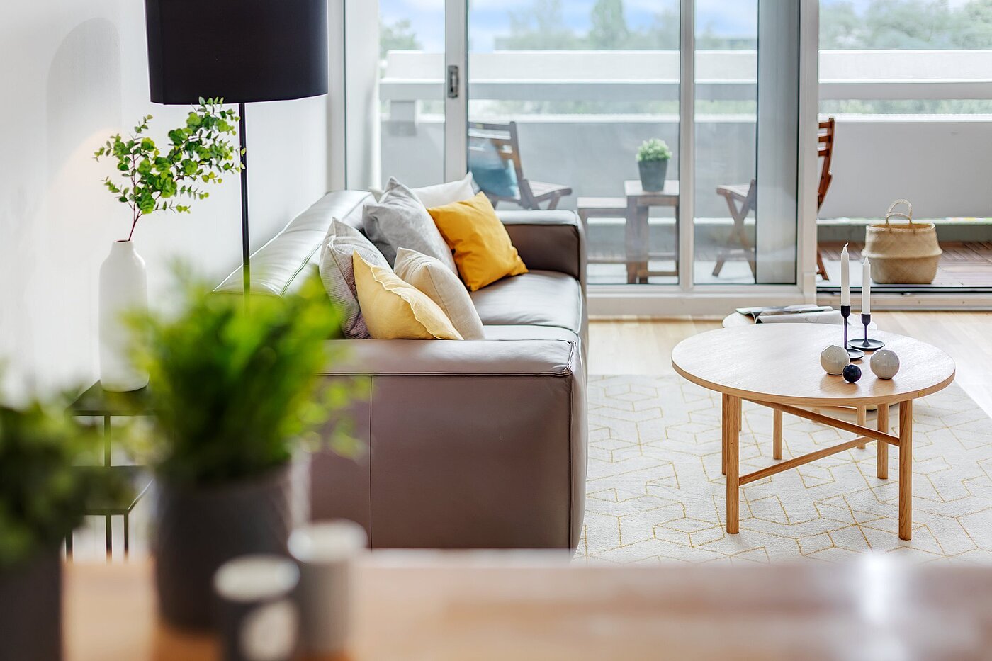 Appartamento a 3 camere | München-Milbertshofen | 1905ML7 | Helles Wohnzimmer