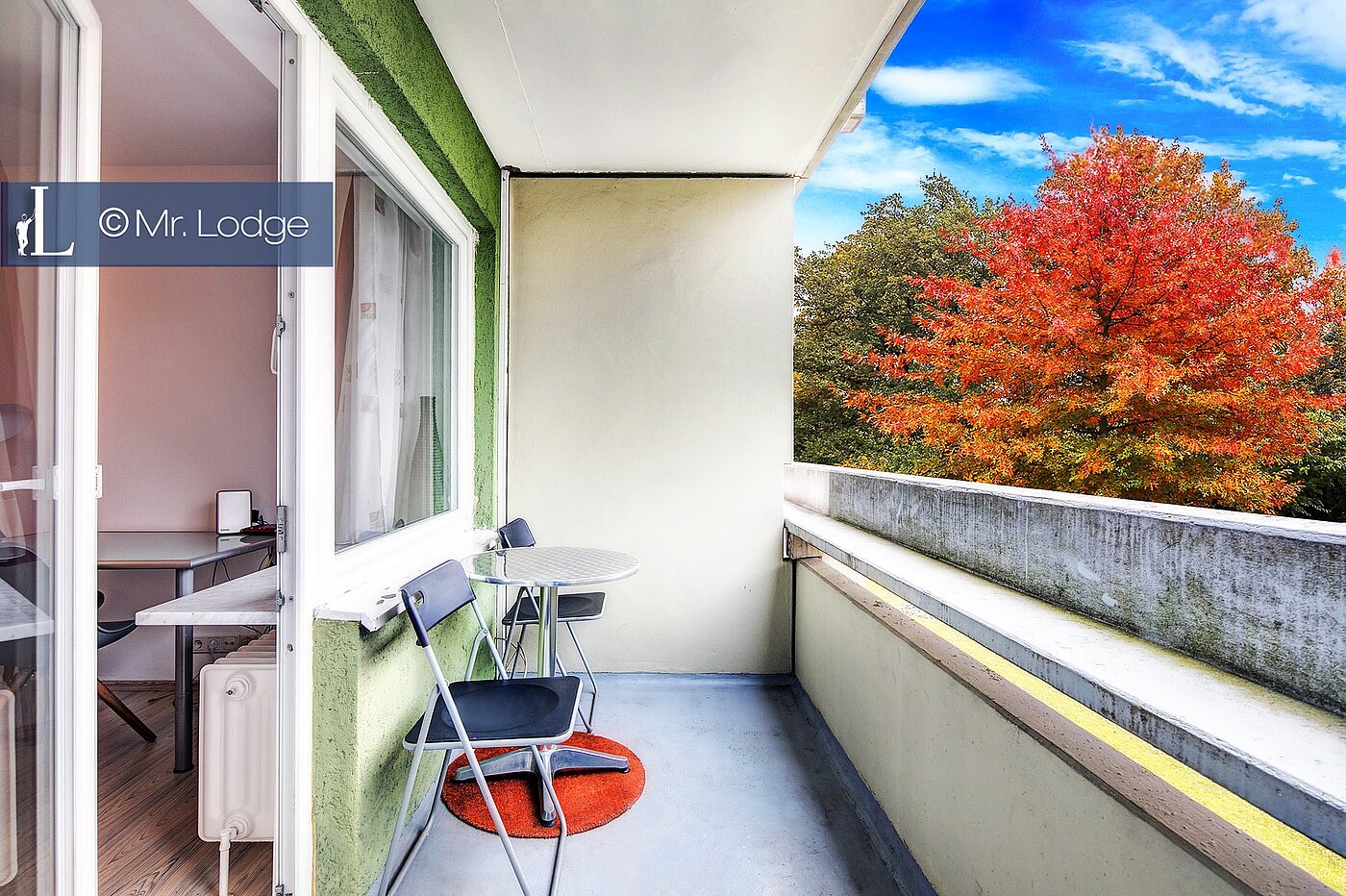 Appartamento a 1 camera | München-Milbertshofen | 1710ML5 | Westbalkon