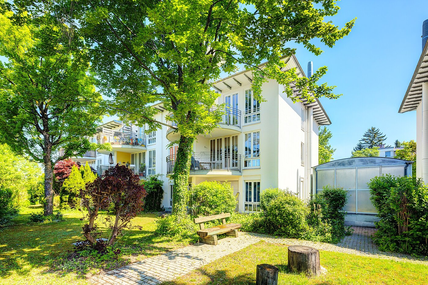 Appartamento a 2.5 camere | München-Fasangarten | 702211 | ...der Gartenseite