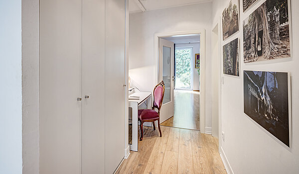 Appartamento al piano terra a 2 camere | München-Schwabing | 70394 | Kleiner Bürobereich