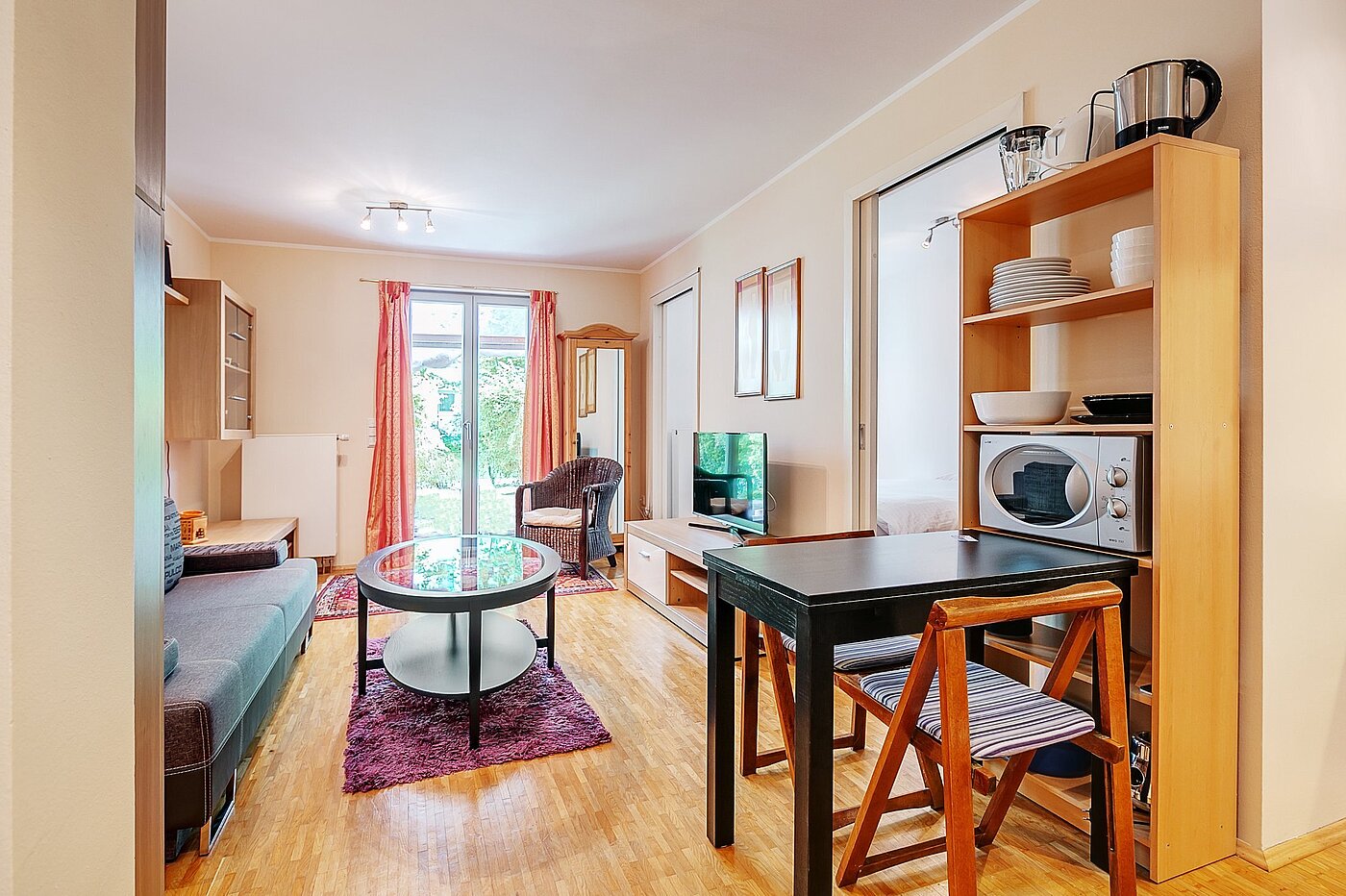 Appartamento al piano terra a 1.5 camere | München-Ramersdorf | 2004ML6 | ... Zugang zum Garten