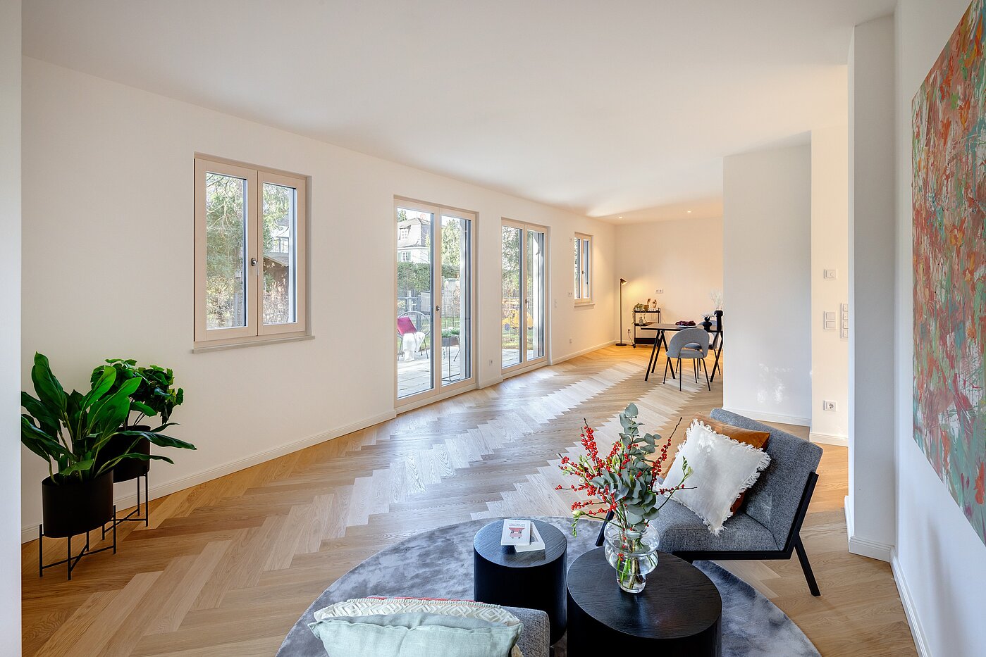 Terrassenwohnung a 3 camere | München-Harlaching | 70371 | Lichtdurchflutet