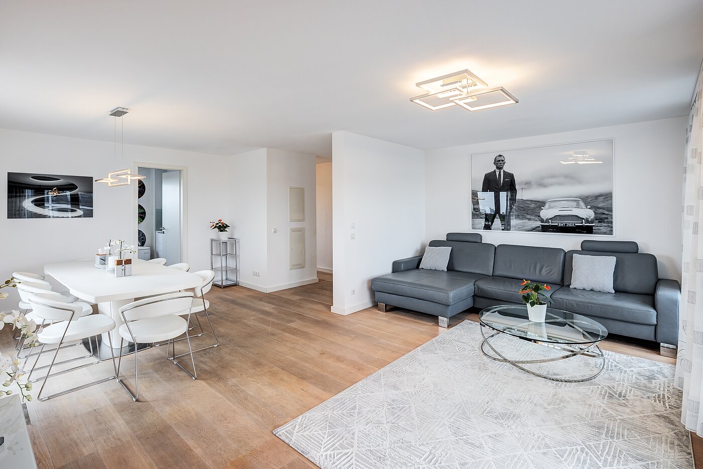 Penthouse a 3 camere | München-Riem | 70468 | Wohnzimmer mit Küche