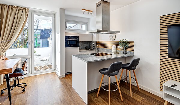 Apartment a 1 camera | München-Milbertshofen | 70183 | ...und Barhockern
