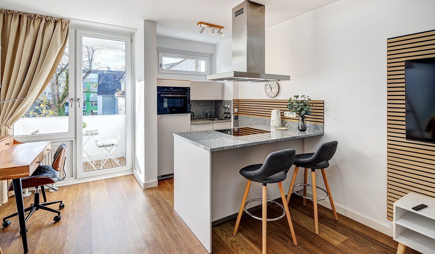 Apartment a 1 camera | München-Milbertshofen | 70183 | ...und Barhockern