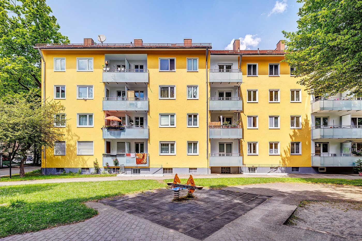 Appartamento a 2.5 camere | München-Berg am Laim | 70030 | Gartenansicht