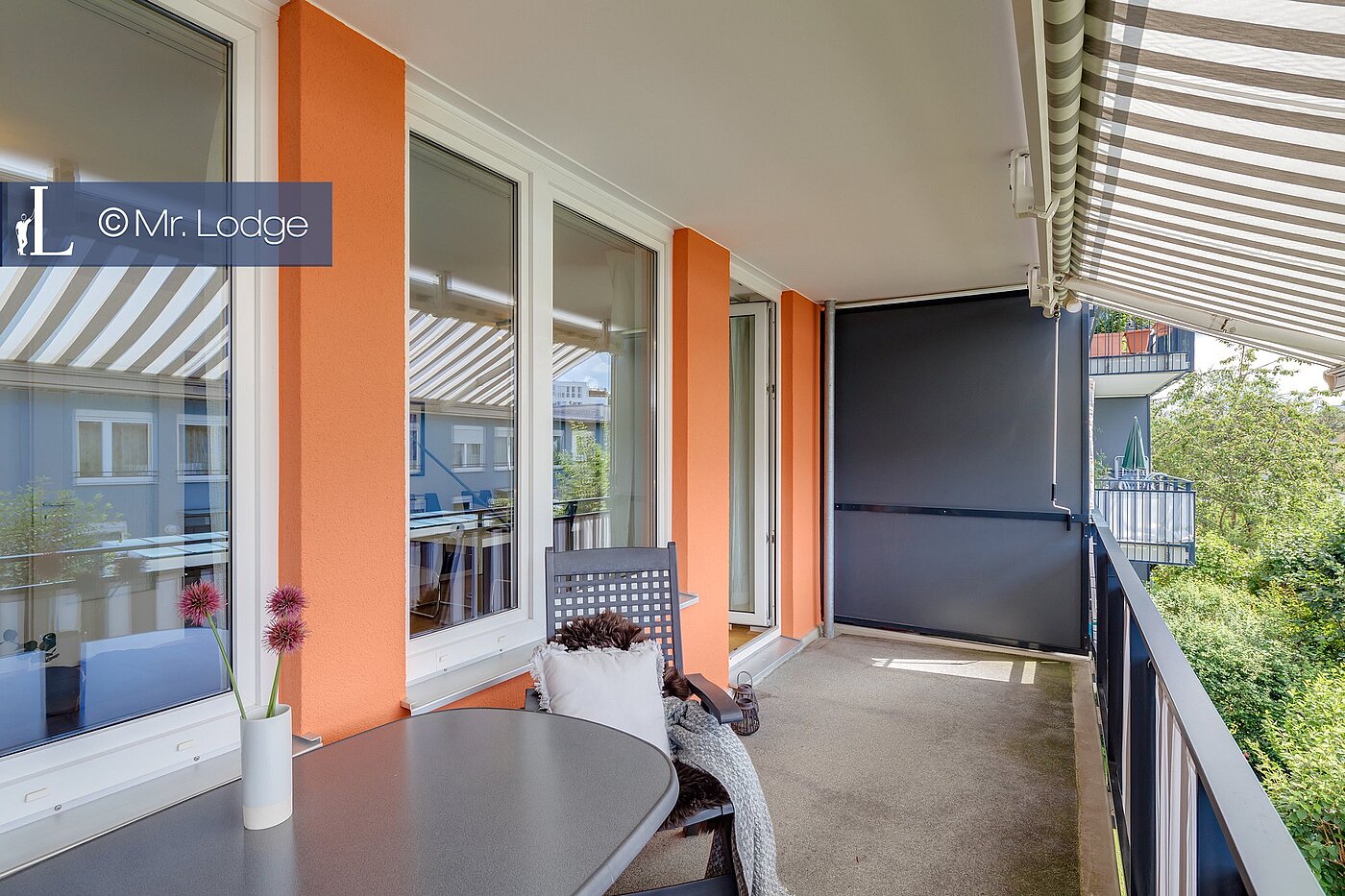 Appartamento a 2 camere | München-Trudering | 1907ML1 | ... mit Markise