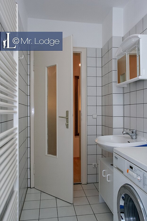 Appartamento a 2 camere | München-Isarvorstadt | 1709ML2 | Bad mit Waschmaschine