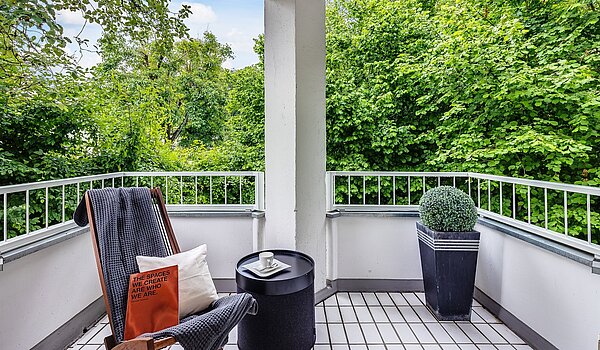 Appartamento a 3 camere | München-Harlaching | 2108ML3 | ...zum Süd/Ost-Balkon und...