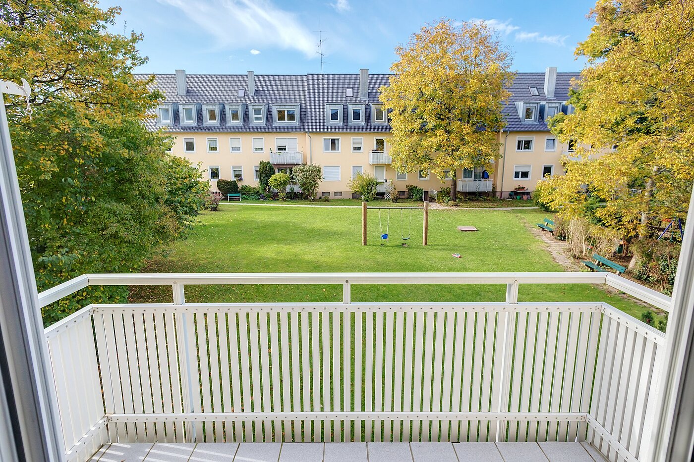 Appartamento a 3 camere | München-Untergiesing | 1909ML6 | Aussicht vom Balkon