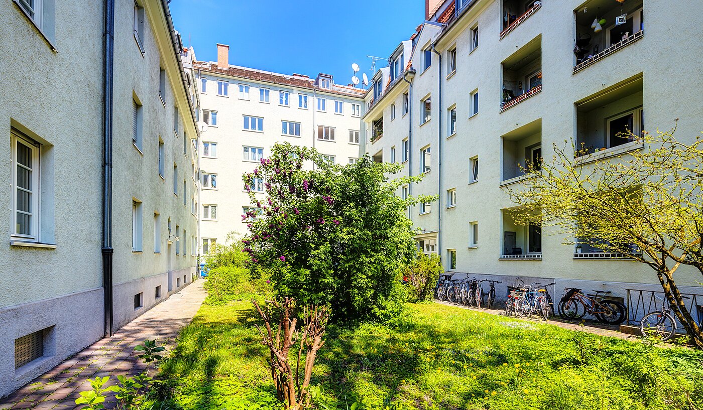 Appartamento a 2 camere | München-Sendling | 70220 | Innenhof