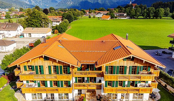 Appartamento al piano terra a 3 camere | Bad Wiessee | 70053 | Luftaufnahme