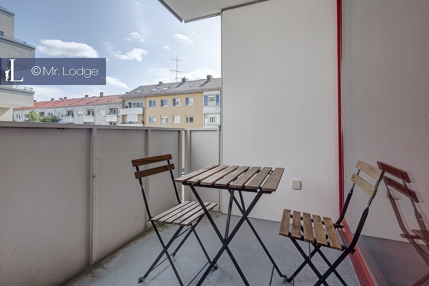 Appartamento a 1 camera | München-Sendling-Westpark | 1706ML8 | Balkon mit Morgensonne