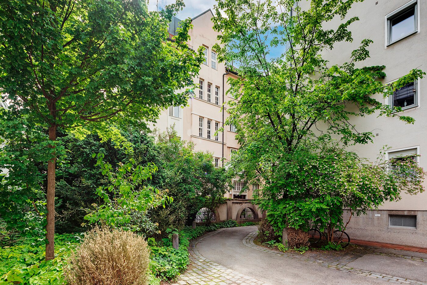 Appartamento a 2 camere | München-Schwabing | 70130 | Begrünter Innenhof