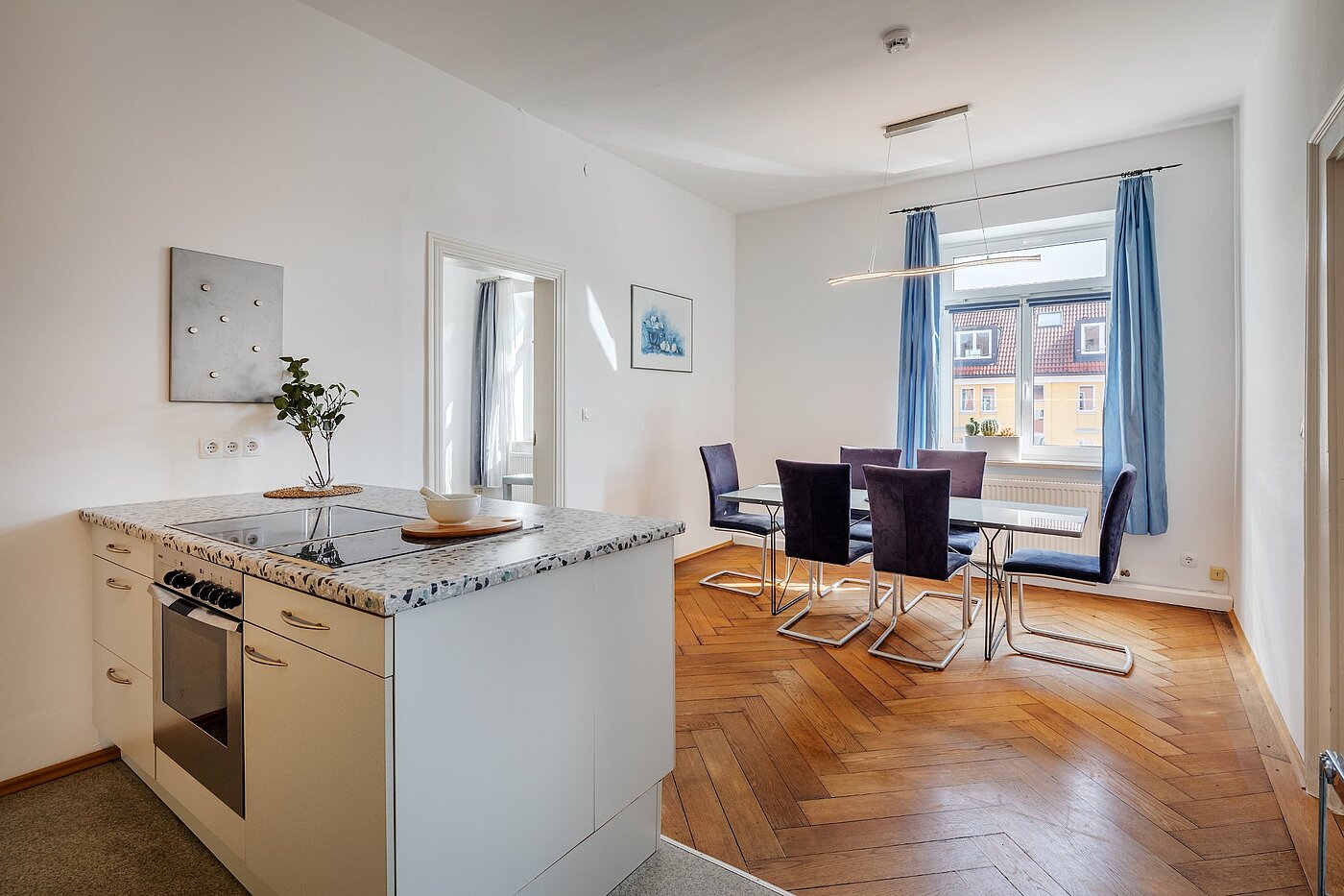 Appartamento a 5 camere | München-Au | 2009ML3 | ...Kochinsel und Essbereich