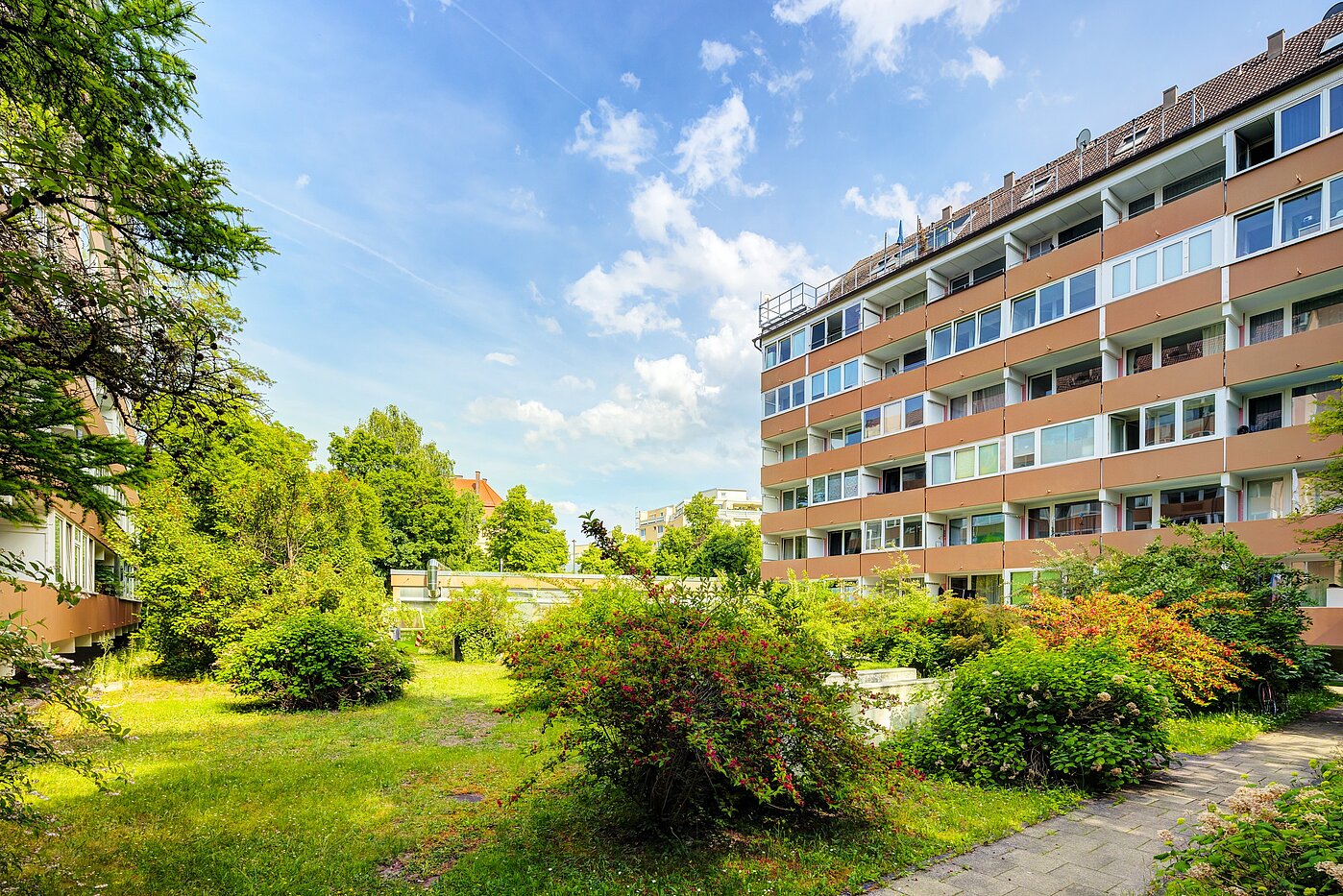 Appartamento a 1 camera | München-Neuhausen | 702271 | Gartenansicht