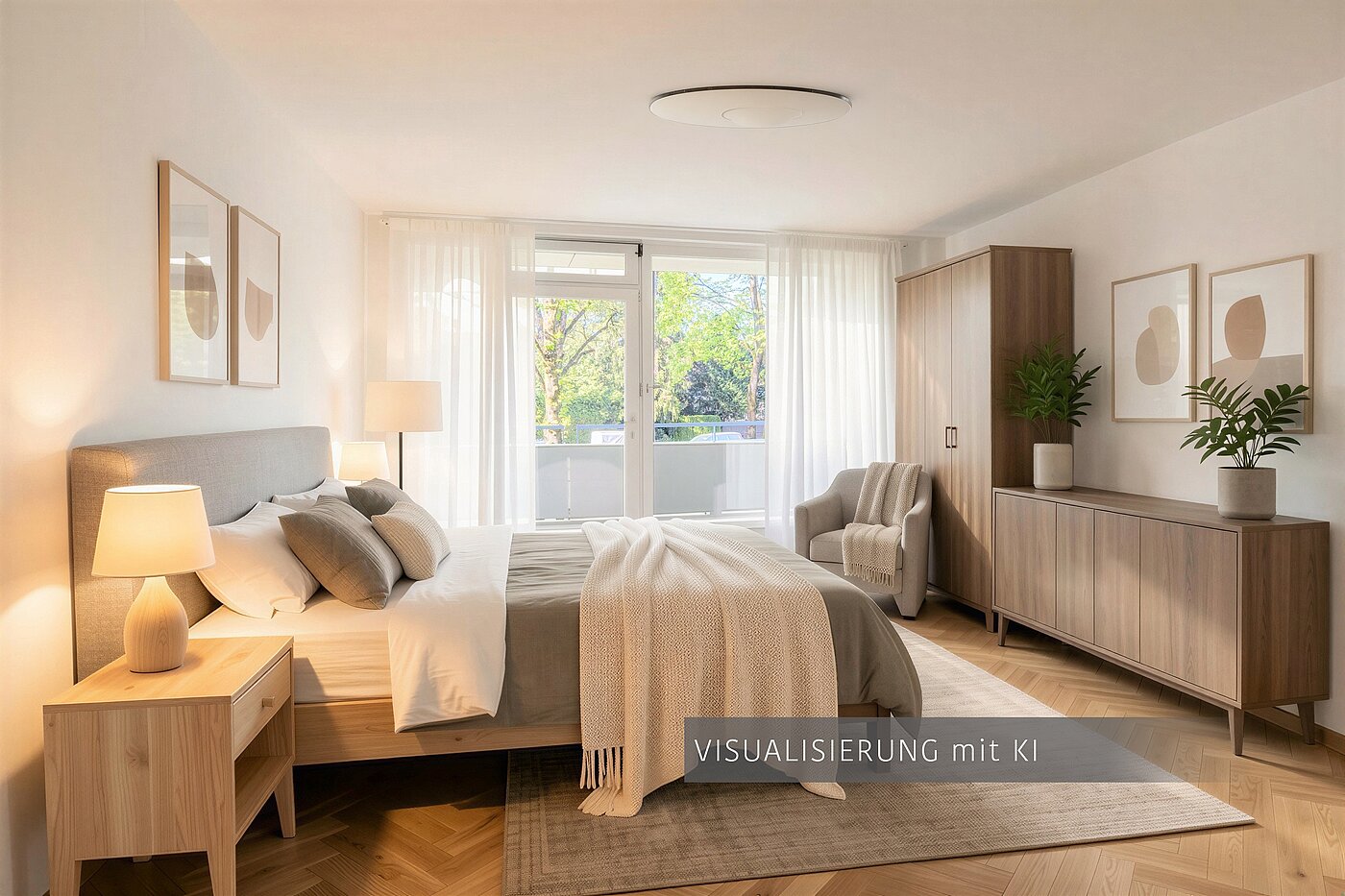 Appartamento a 3.5 camere | München-Bogenhausen | 703052 | Visualisierung mit KI